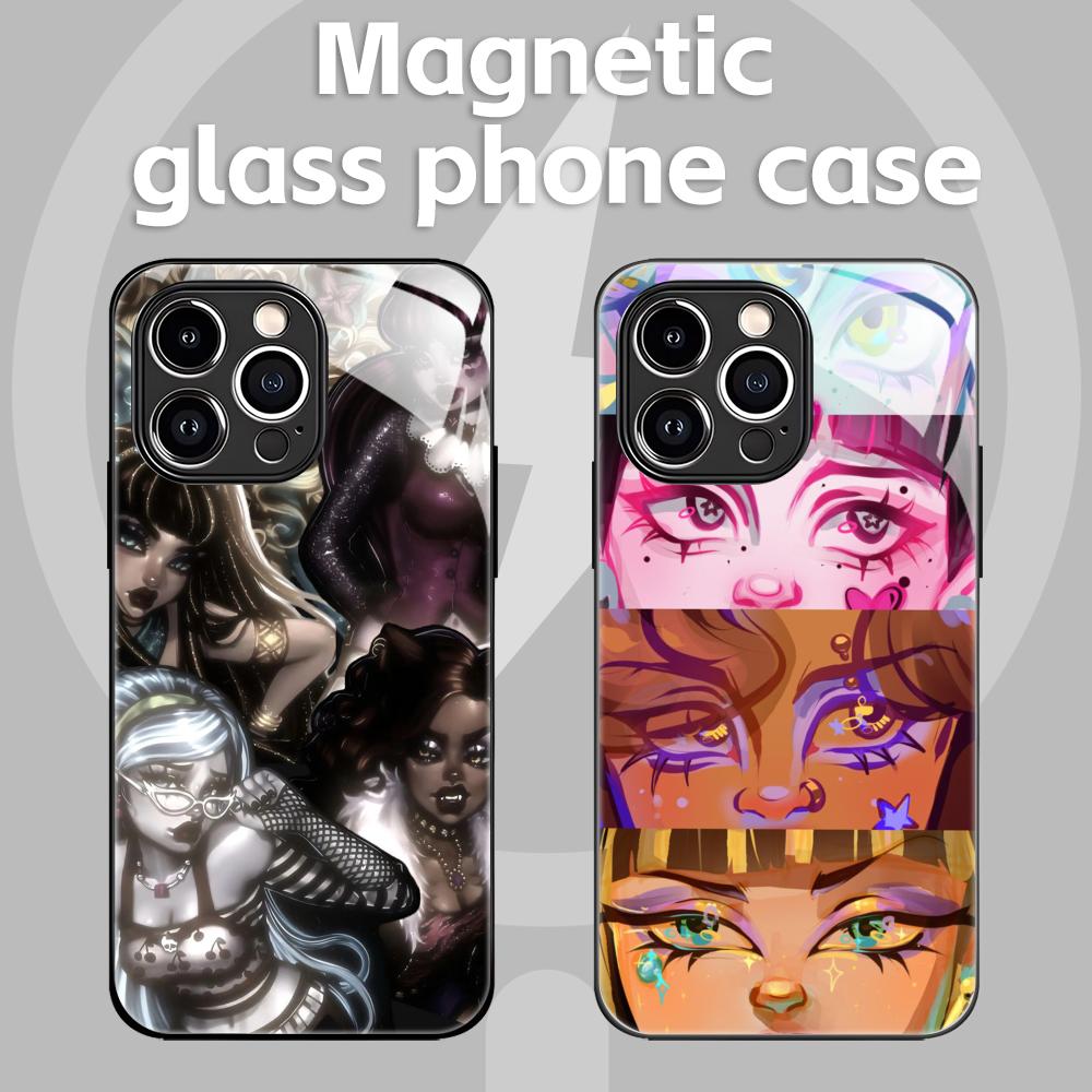 Monstera - Custodia Magnetica in Vetro M-MonsterS Cartoon
