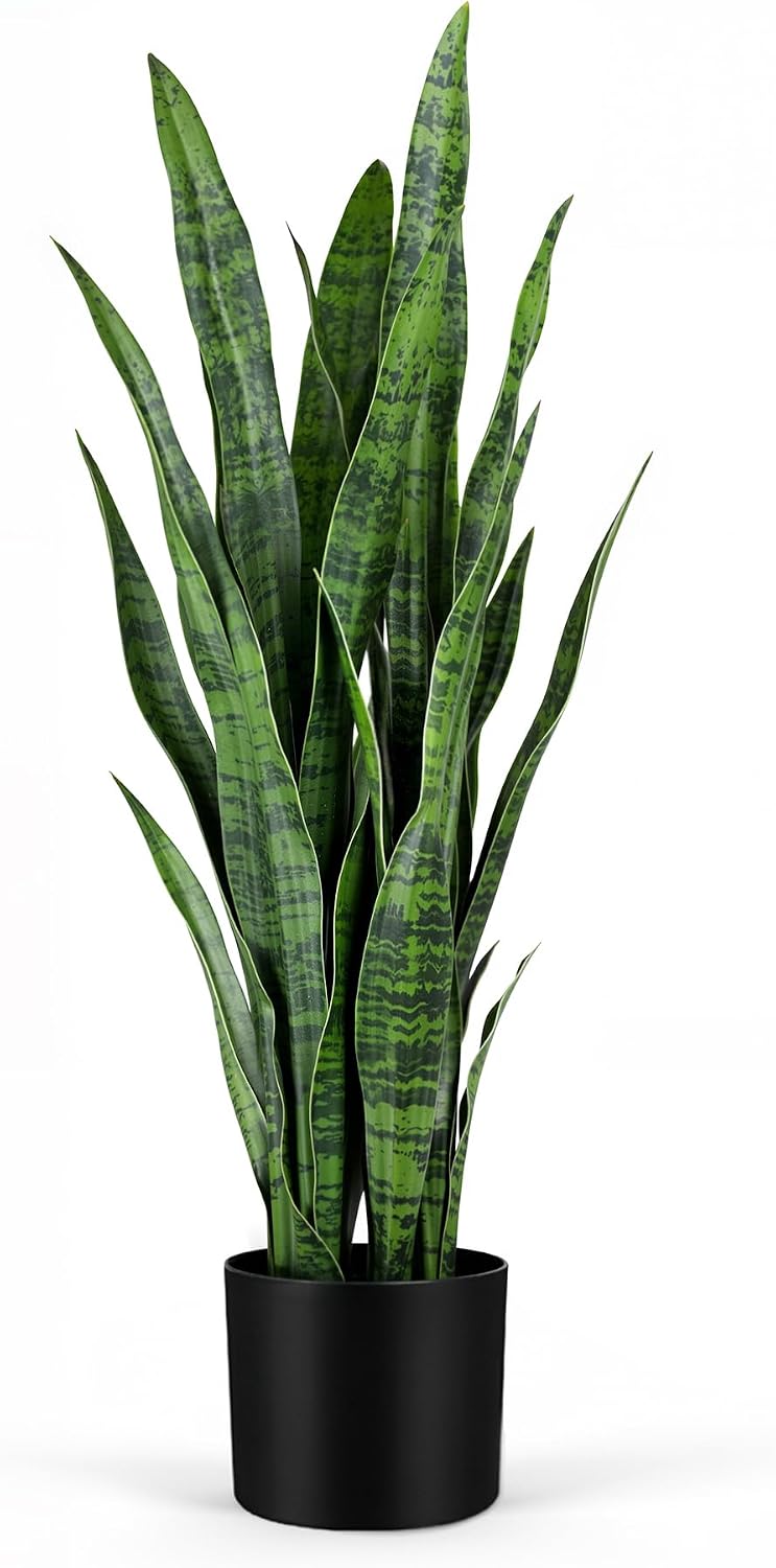 Snake Plant - Pianta artificiale a forma di serpente,